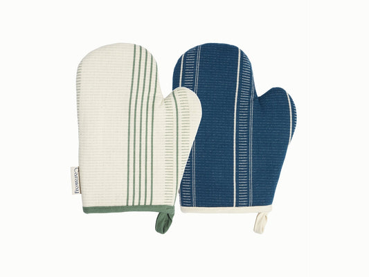 Secondhand Linen Oven Mitts