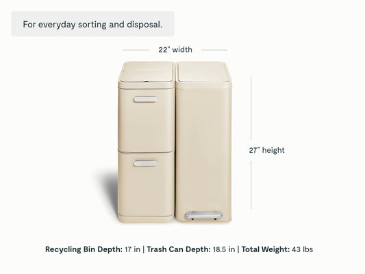 Trash & Recycling Duo (Slim)